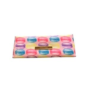 Tartan & twine macaroon print baby pink fabric case